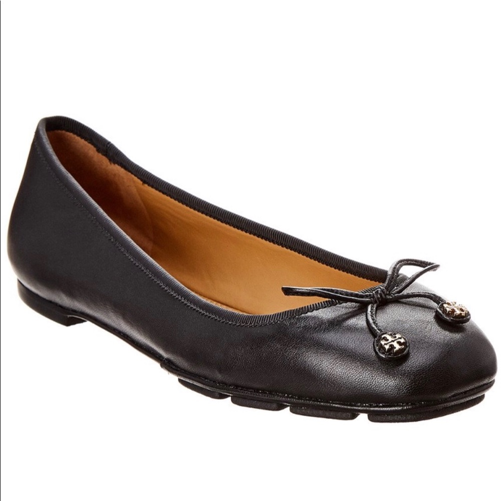 Tory Burch Laila Leather Driver Ballet Flat